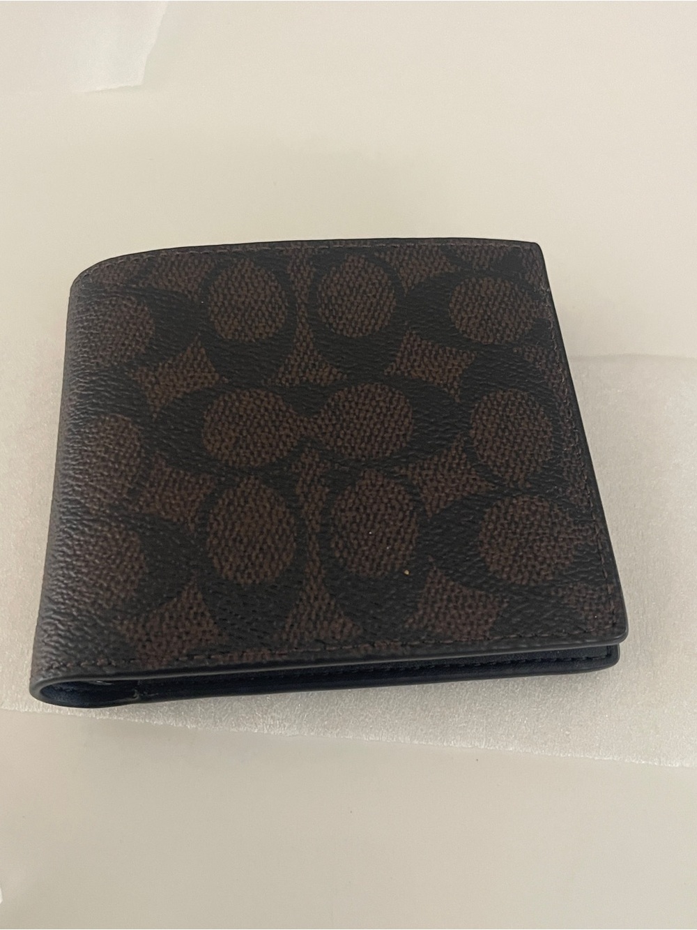 Coach Men Canvas Bifold Wallet - Picture 2 of 9